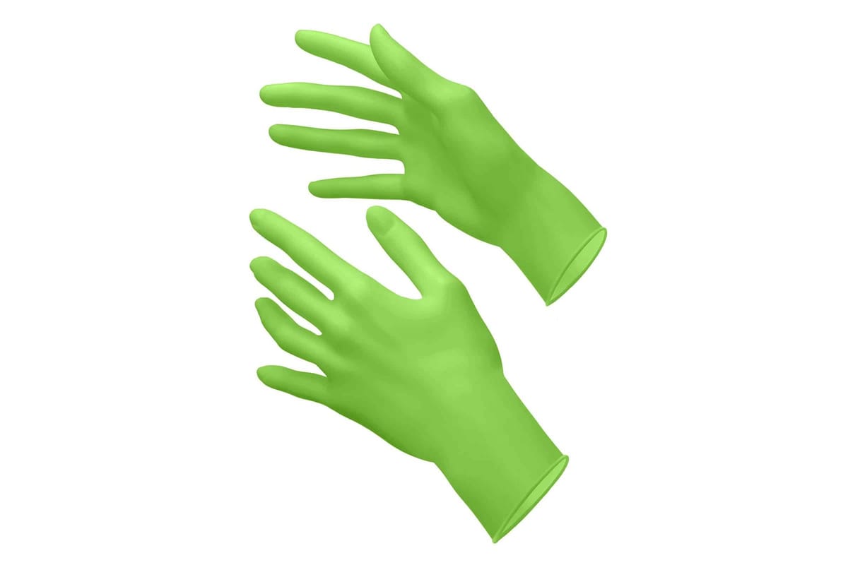 Nitrile Gloves - Mamba Green (L) – Akzenta International SA, Arbeitskleidung - Arbeitsschutz