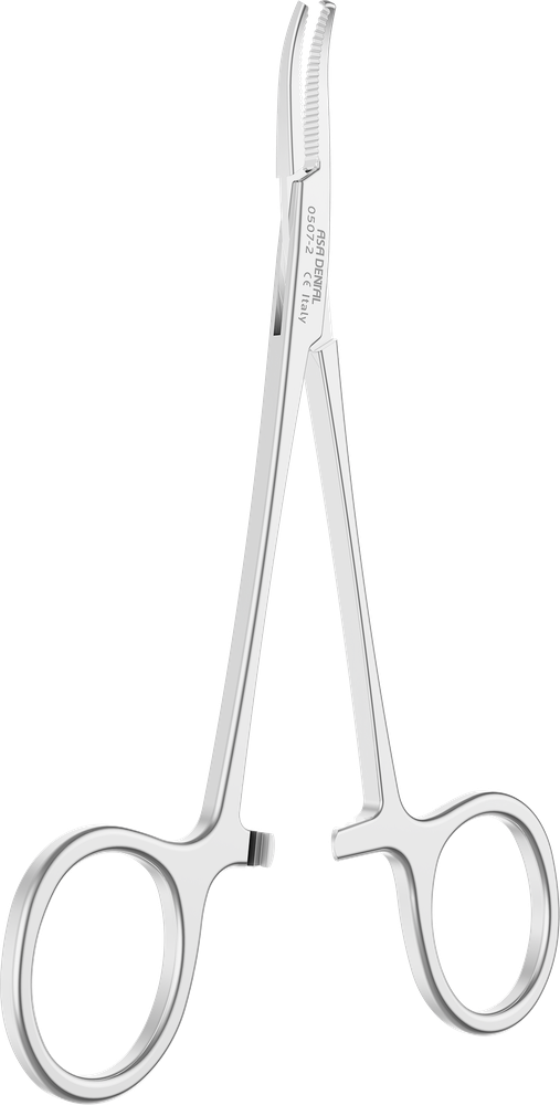 Arterienklemme - gebogen 12 cm 0507-2