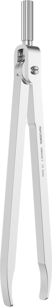 Perforiert, Edelstahl - unbezahnt - Retentionsrand - Edelstahl-Zirkel MB026-1