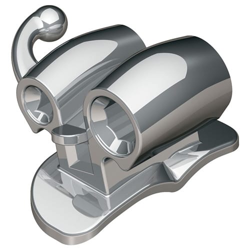 TRIPLE. OCCLUSAL .045 HEADGEAR CONVERTIBLE BUCCAL TUBE