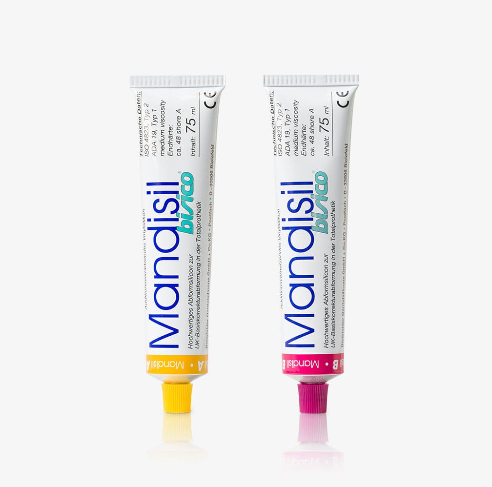 Mandisil – Bisico Bielefelder Dentalsilicone GmbH & Co. KG, Funktionsabformung, Unterfütterung