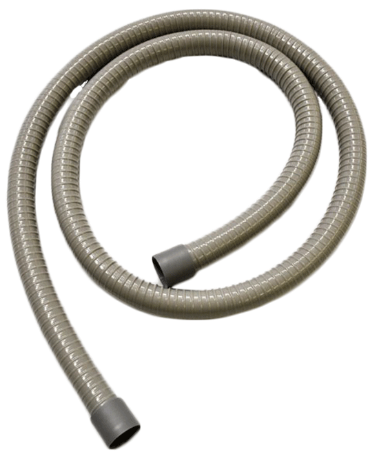 Saugschlauch grau, großer Sauger (Spraynebel), Ø 17,5 mm, L=1530 mm – DKL Chairs, Ersatzteile für Behandlungseinheiten