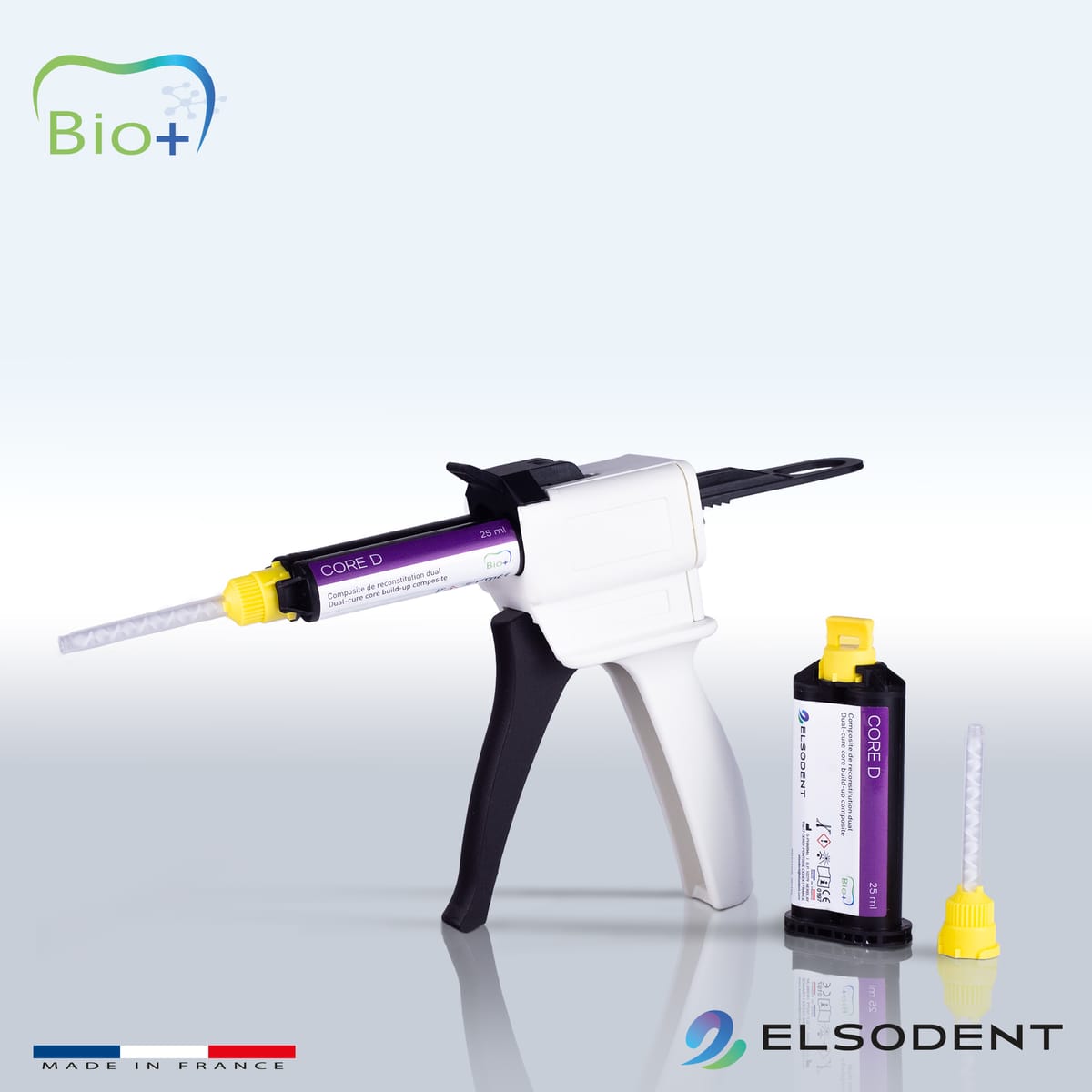 CORE D BIO+ White (CDB-25) – ELSODENT SAS, Stumpfaufbau