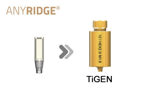 AnyRidge SHA(Without post) TiGEN(Pre-milled)