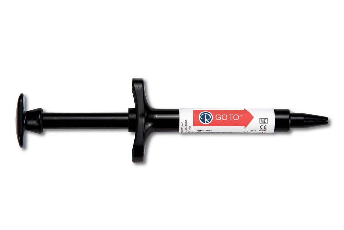 GoTo Adhäsive Paste in Spritze – Orthobasics GmbH & Co. KG, Zemente