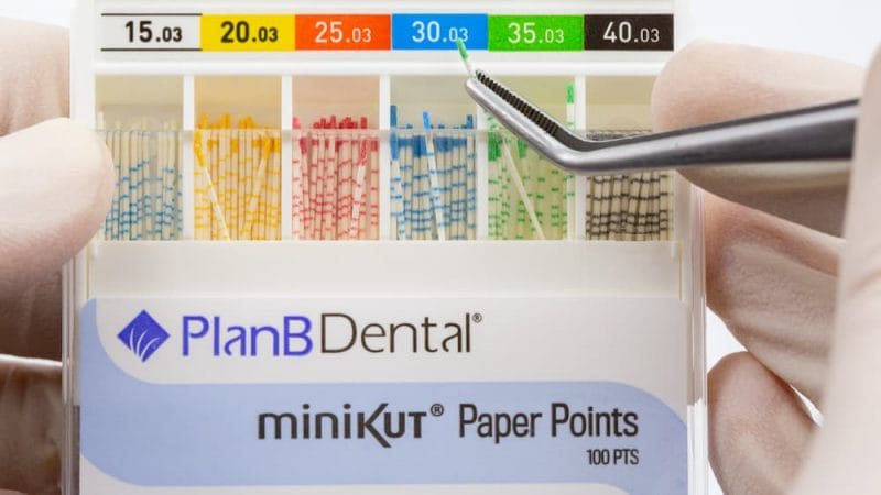 miniKUT Sortierte Papierspitzen – PlanB Dental, Papierspitzen