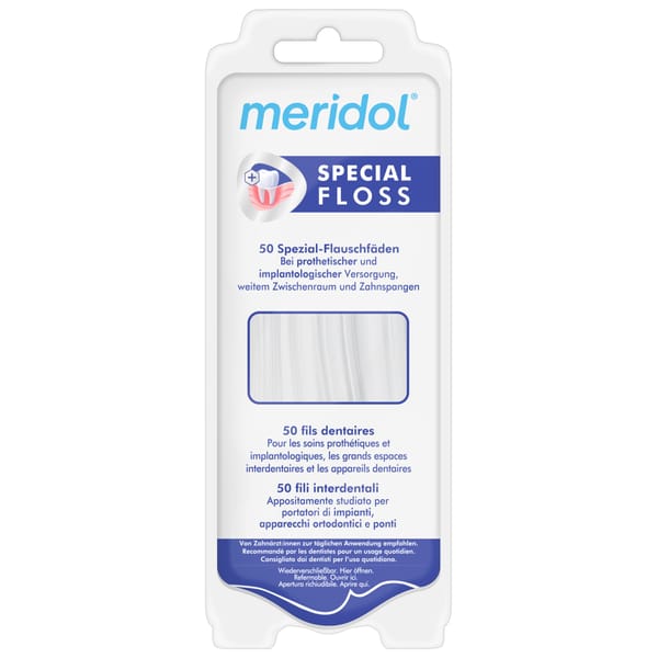 meridol Zahnseide Special Floss, 1 x 50 Stück