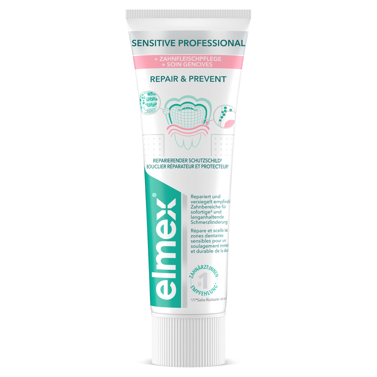 elmex® SENSITIVE PROFESSIONAL REPAIR & PREVENT Zahnpasta 75ml – CP GABA GmbH, Zahnpasta