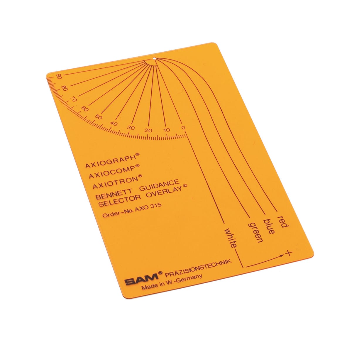 Bennett Einsatz Overlay mit Winkelmesser – SAM, Sonstige Ersatzteile