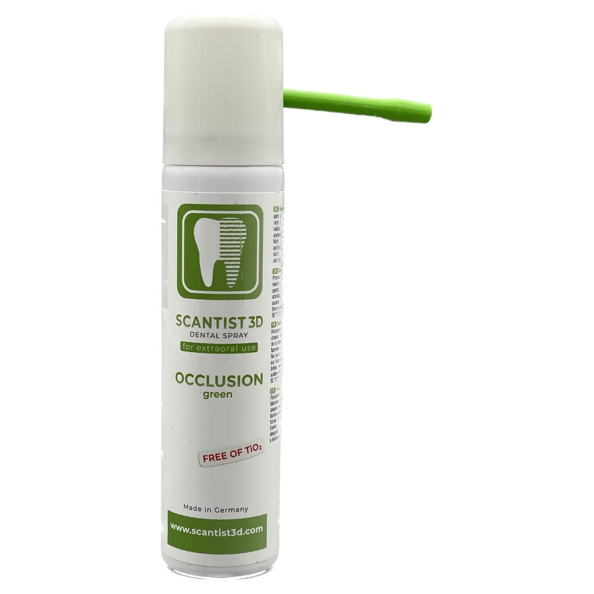 Scantist 3D Occlusionsspray, grün, 75ml – Scantist 3D Scanningspray Vertriebs GmbH, Scan-Zubehör