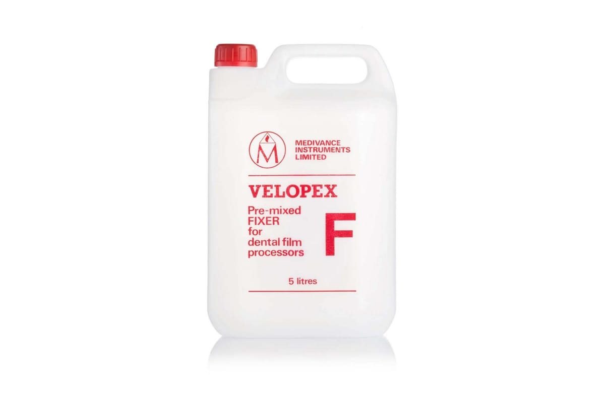 Velopex Radiographische Chemikalie – Röntgenfixierer – AquaCare, Röntgenzubehör