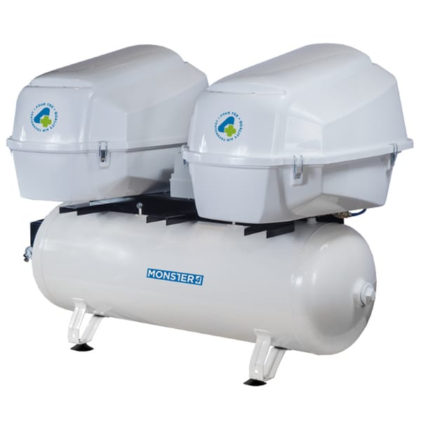 Schallgedämpfter Kompressor 150 Liter MONSTER 4