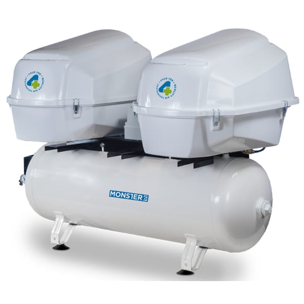 Schallgedämpfter Kompressor 150 Liter MONSTER 6