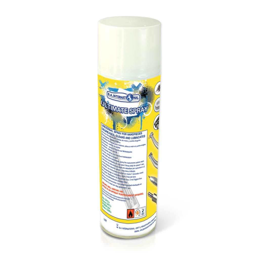 BA Ultimate Spray – B.A. International Ltd., Pflegegeräte für Hand-/Winkelstücke