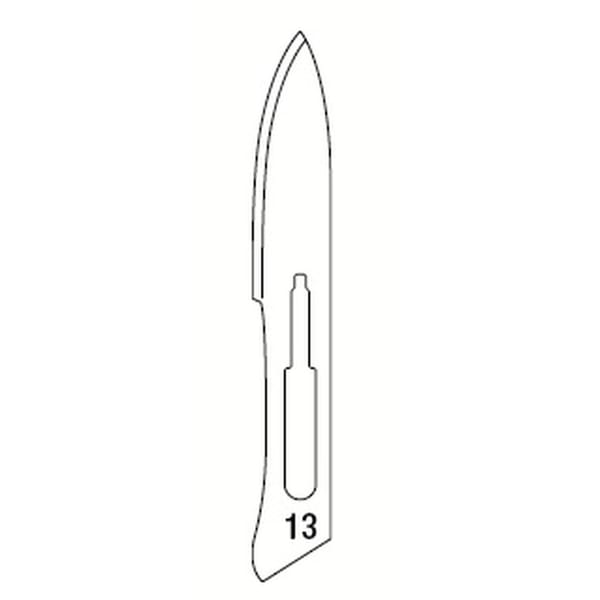 SCALPEL BLADES N.13 - 100 pcs 518130