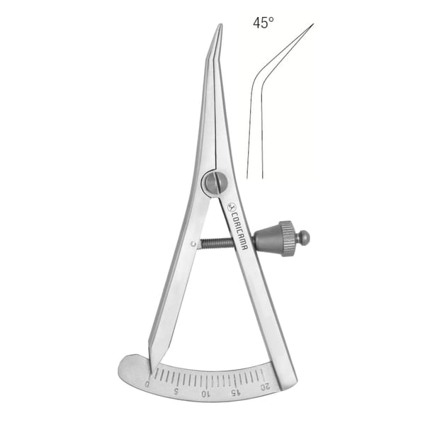 CALIPER CASTROVIEJO mm 85 CURVED 882320