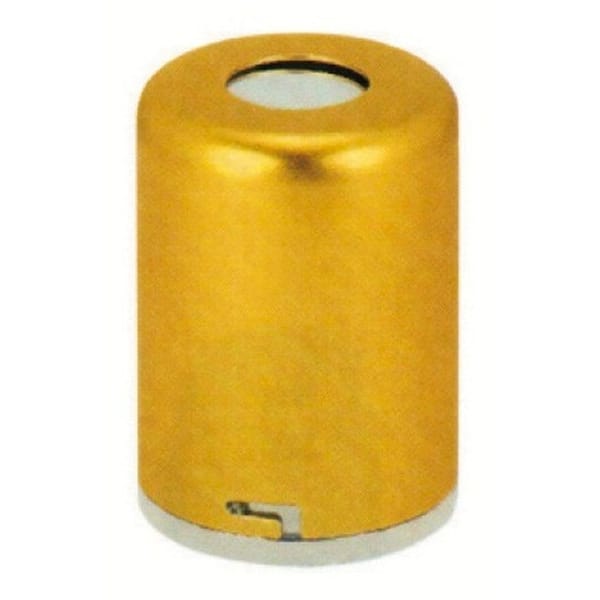 COTTON PELLET DISPENSER - ALUMINIUM GOLDEN 942243