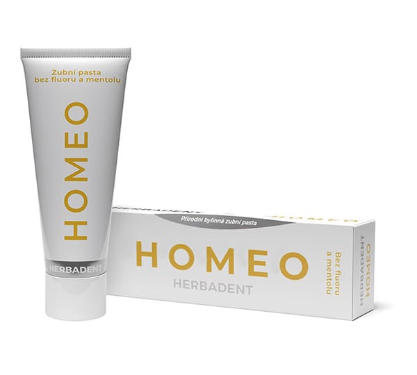 HERBADENT HOMEO Natürliches Kräuterzahnpasta 75 g