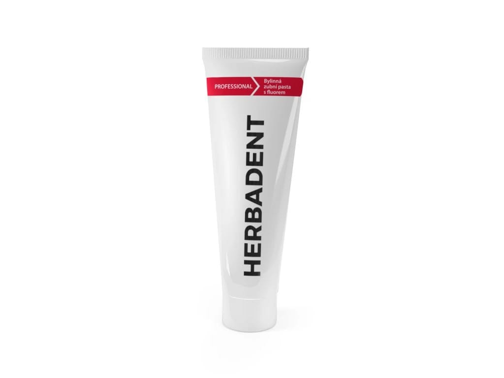 HERBADENT PROFESSIONAL Kräuter-Zahnpasta mit Fluorid 100 g – HERBADENT, Zahnpasta