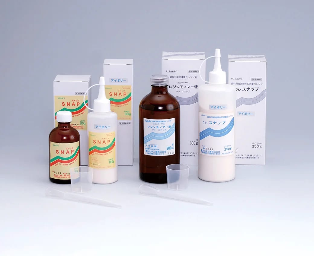 Snap Quick self-curing resin – Kamemizu Chemical Industry Co.,Ltd., Provisorische Verschlussmaterialien