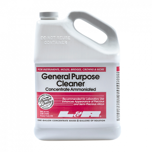 General Purpose Cleaner Concentrate Ammoniated – L&R Manufacturing Company, Zahntechnikartikel