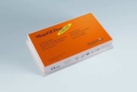 Megafill Flow CERAM – Mikrohybrid-Komposit – MEGADENTA Dentalprodukte, Composites