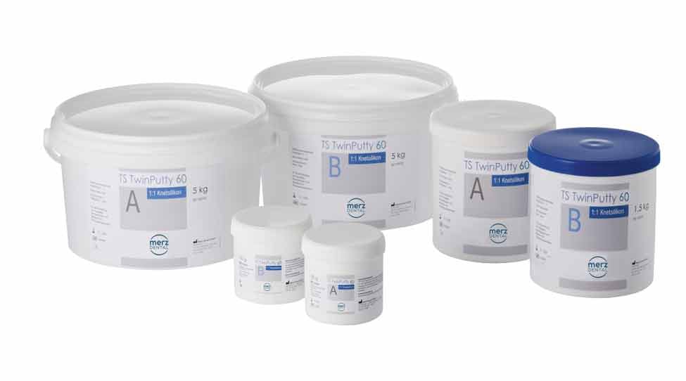 TS TwinPutty 60 – Merz Dental, Dubliermassen und Dublierküvetten